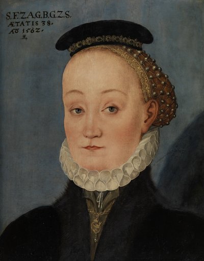 Portrait of Lucretia Baroness von Berlepsch, née von Schleinitz by Lucas Cranach the Younger